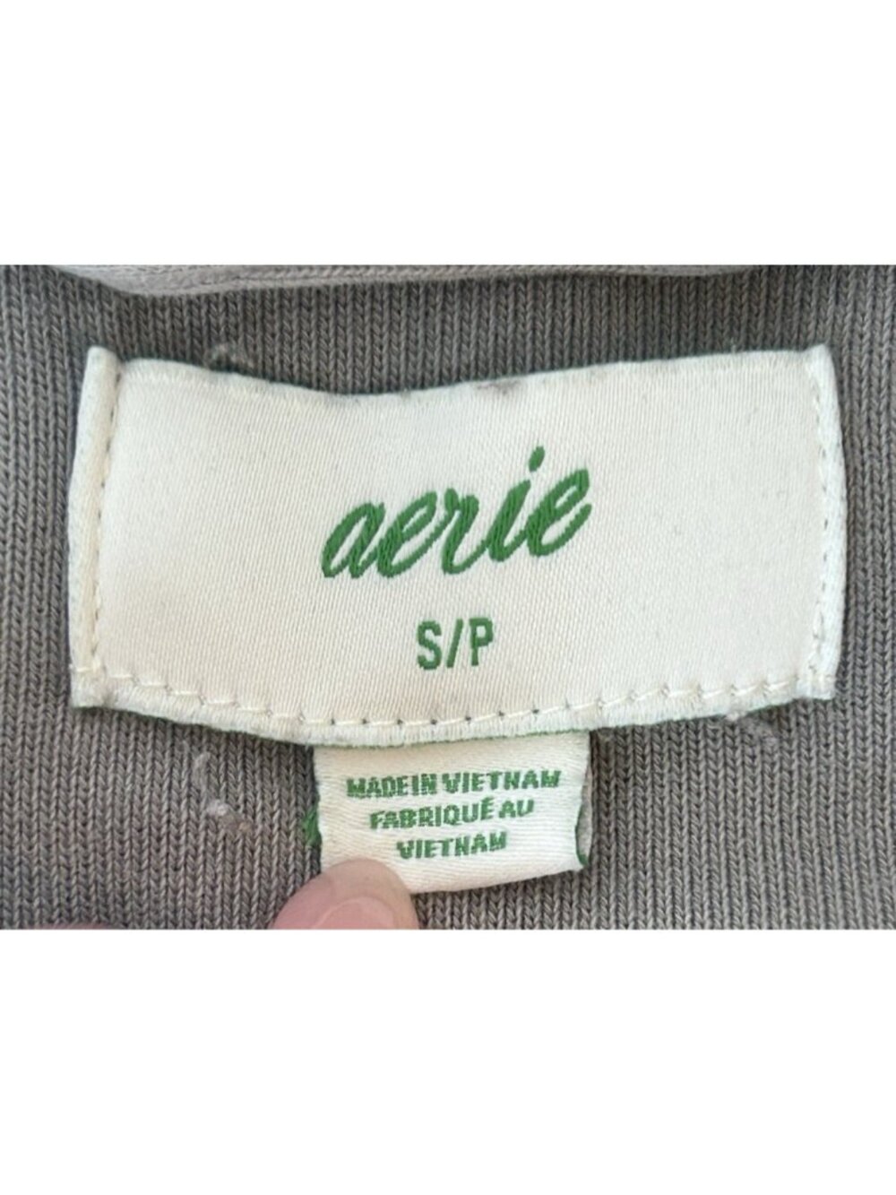 Aerie Luxe Trucker Jacket/Shacket 100% Cotton Casual Gorpcore Grey Women’s S - Picture 4 of 15